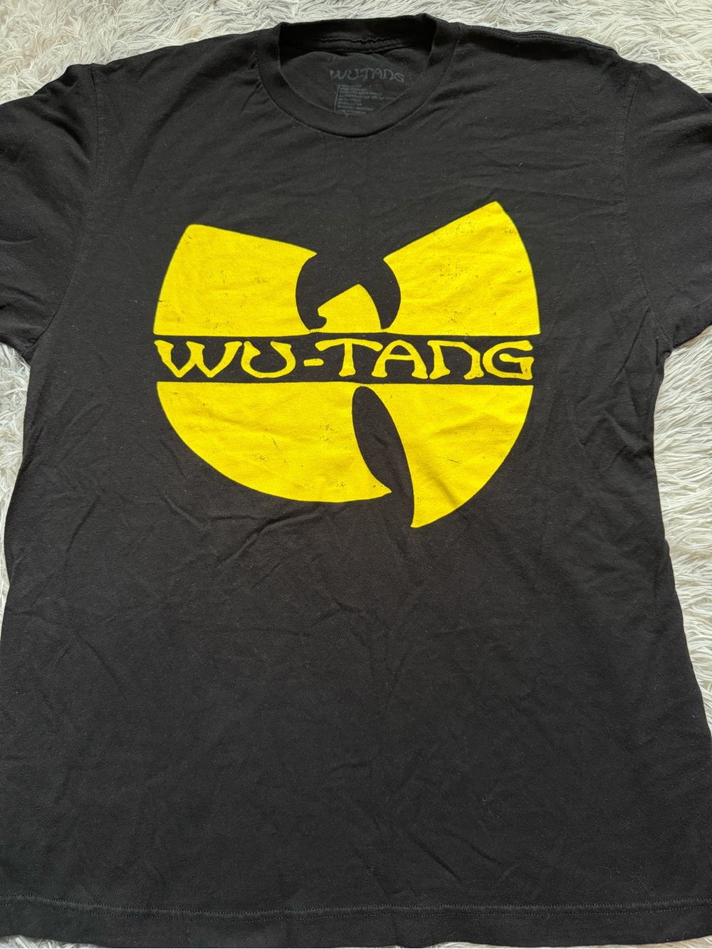 Wu-Tang Clan Short Sleeve Logo Tee - Black/Yellow